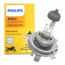 Lâmpada Farol H4 Moto Cg/titan/fan 125/150/160 (fit) Philips