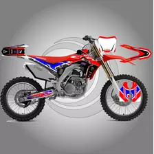 Kit De Stickers Impreso Honda Crf 250r