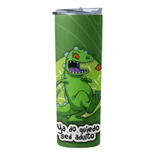 Termo Botella Térmica Rugrats Dinosaurio Reptar Dibujo