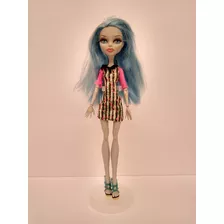 Boneca Monster High Ghoulia Yelps Original Com Suporte Mh27