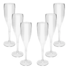 10 Taças Champanhe Champagne Acrilico Lisa Para Personalizar