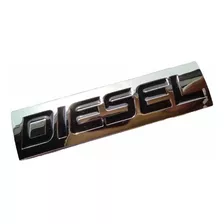 Emblema Metálico En Letras Diesel Para Tapa De Combustible 