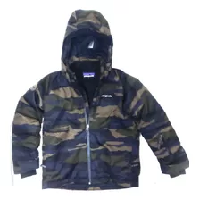 Chaqueta Termica De Invierno Patagonia Original Camuflada Para Niño