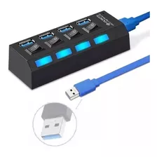 Hub Cabo Usb 3.0 Extensor 4 Portas High Speed Hd Pen Drive