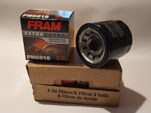 6 Filtros Fram Ph6018 - Suzuki Gsx Boulevard Burgman V-strom Foto 4