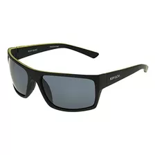 Body Glove Waterman Gafas De Sol Rectangulares, Negro, 58 Mm