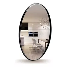 Espejo Redondo Decorativo Con Marco Metálico 100 Cm Diámetro