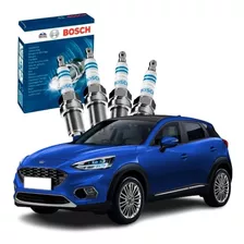 Kit Jogo Bosch 4 Velas De Ignição Ford Ka Focus Fiesta Sedan