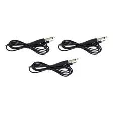 Cable Para Audio De 3.5mm A 6.3mm De 3.60 Metros 3 Piezas