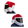 Casco Moto Funda Para Navidad Noche Buena Diciembre Gorro