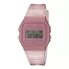 Reloj Casio F-91ws Rosado Circuit