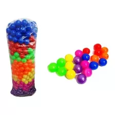 1000 Pelotas Plásticas 7 Colores Vivos