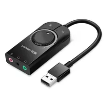 Adaptador De Sonido Ugreen Stereo Externo A Usb 15cm