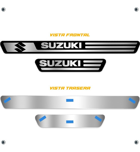 Embellecedor Estribos Suzuki Aluminio 4 Puertas Foto 4
