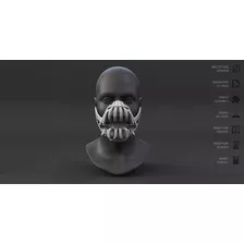 Mascara Bane Dark Knight Archivo Stl Para Impresion 3d