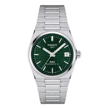 Tissot Prx Powermatic 80 35mm Watch With Green Dial And Ss 