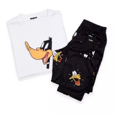 Pijama Manga Corta Pantalon Largo Pato Lucas Sheep Sh306