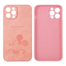 Carcasa Disney Modelo Mickey Mouse Color Rosa Para iPhone 12