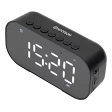 Rádio Relógio Digital Com Bluetooth Hoopson Clock-01 Preto