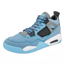 Tenis Hombre Zoomer 672 Azul Gris 112-961