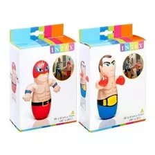 Muñeco Inflable Involcable Golpeador De Luchador Boxeo 