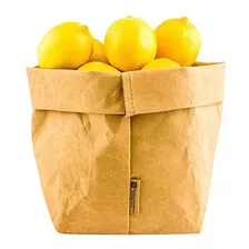 Kraft Bolsas De Papel Lavables Bolsa De Papel Reutilizable D