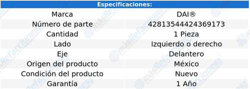 Macheta Cubre Polvo Lado Rueda Chrysler Neon 2002 2003 Dai Foto 2