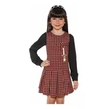Vestido Xadrez Infantil 2 Anos - Diforini - Ref.011567