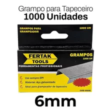 Grampo Para Grampeador De Tapeceiro 6mm Com 1000 Grampos