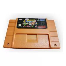 Cartucho Fita 5 Em 1 Super Nintendo Jogos Do Bomberman
