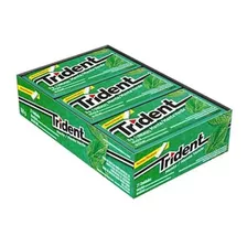 Chicle Trident Display Com 21un Mondelez Menta 8g