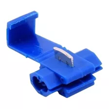 100pçs Conector Derivação Emenda Cabos Fios Azul 1,5 A 2,5mm