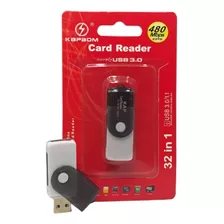 Leitor De Cartão De Mermória Micro Sd/sd Usb E V8 Micro Usb