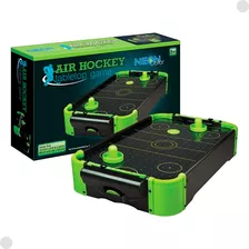 Jogo Air Hockey De Mesa Game Verde Neon F01085 - Fun