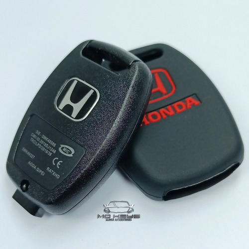 Carcasa Llave Honda Civic Crv Fit City Pilot Insigh Sil Cor Foto 8