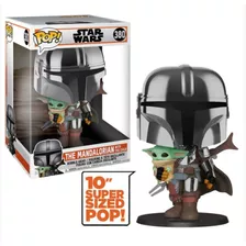 Pop 10 Sw The Mandalorian - Mandalorian W/child #380