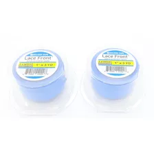 Fita Adesivo Lace Front Azul 3 Metros - Kit Com 2 Fitas