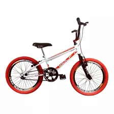 Bicicleta Infantil Aro 20 Bmx Preto / Vermelho