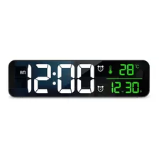 Despertador Digital Led De Pared Con Pantalla Grande De 10.5