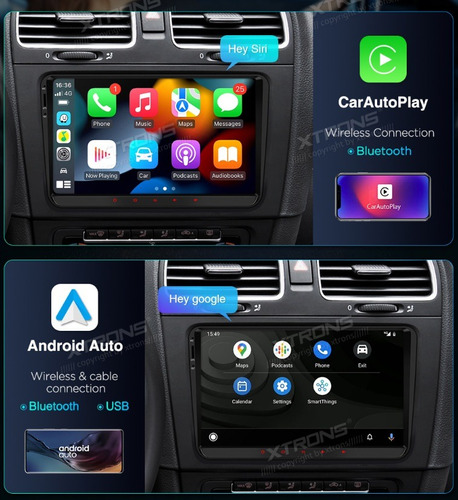 Vw Seat Carplay Android Auto Wifi Gps Radio Bluetooth Touch Foto 3