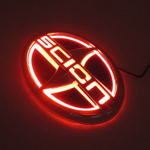 Scion Emblema Para Vehculo Con Luz Led Modelo 5d Foto 5