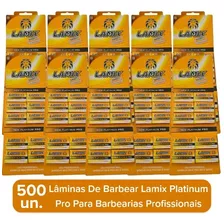 Lâmina Lamix Pro Platinum 10 Cartelas C/500 Unidades Atacado