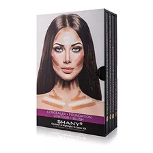 Shany 4-layer Contour And Highlight Makeup Kit - Juego De Co