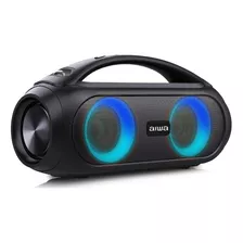 Parlante Aiwa Boombox Aw-s500bt Portátil Con Bluetooth Color Negro