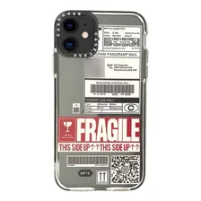 Funda Ticket Fragile Para iPhone 11 + Vidrio Templado