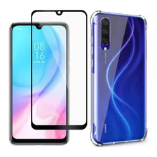 Capa Capinha Para Xiaomi Mi A3 6.08 Pol + Pelicula Vidro 3d