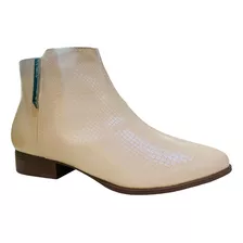 Bota Via Uno Montaria Bico Fino Cano Curto Premium 217035