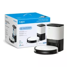 Aspiradora Robot Tp-link Tapo Rv10 Plus + Base De Descarga Color Blanco