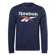 Sudadera Reebok Hombre Caballero Identity Fleece Logo Crew