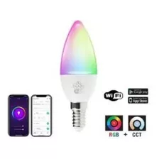 Lámpara Velita Led Smart Life Wifi E14 5w Rgb+cct Tbcin Color De La Luz Rgb